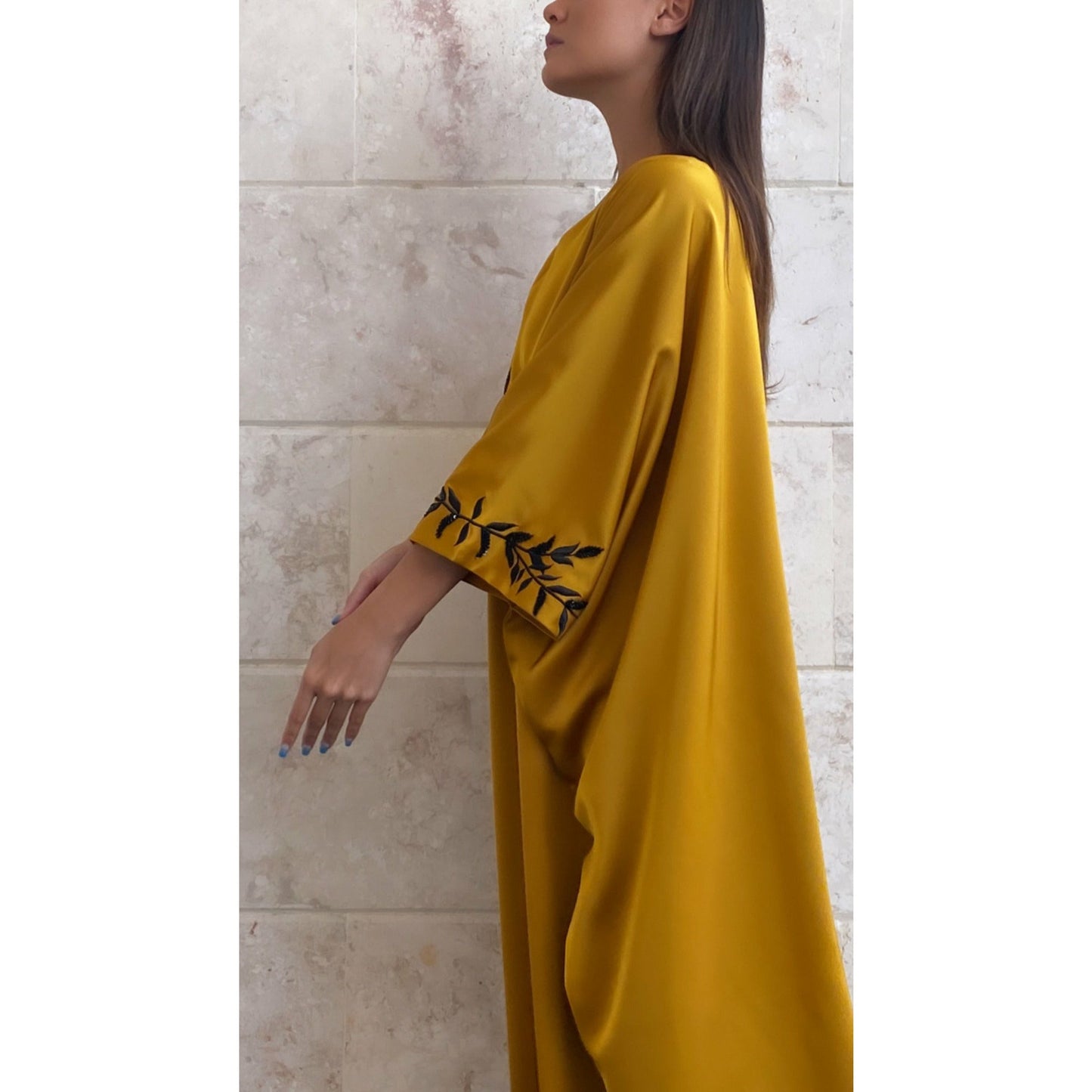 Mustard kaftan (pre order)